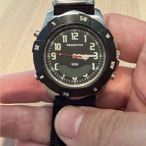 Freestyle Men's Combine Stainless Steel Ana-Digital Watch-Needs battery